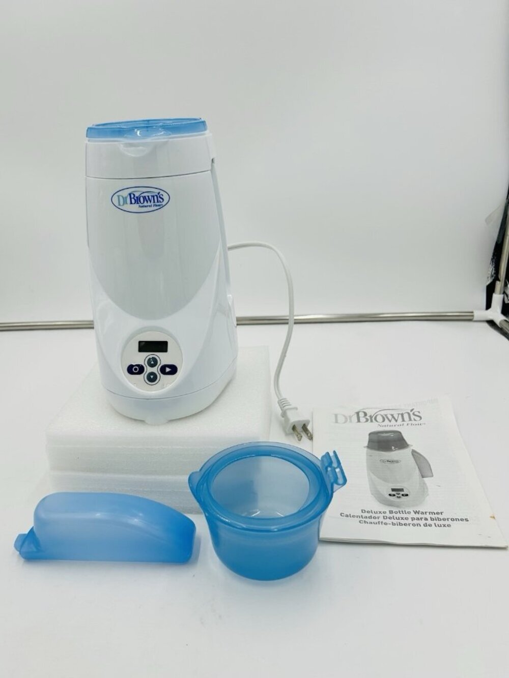 Dr Browns Deluxe Bottle Warmer Electric Steam System LCD Control Panel
